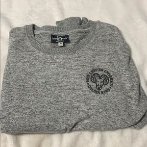 west chester university grey sweater